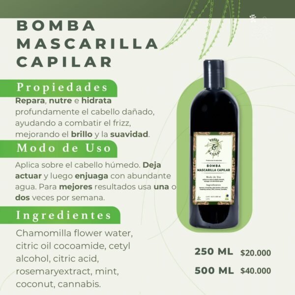 Bomba Mascarilla Capilar