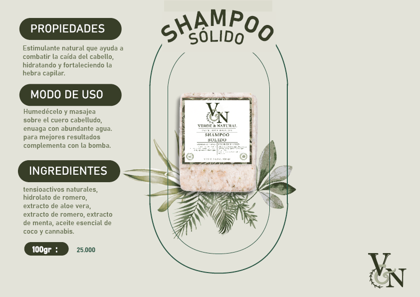 Shampoo Estimulante Sólido - Imagen 2